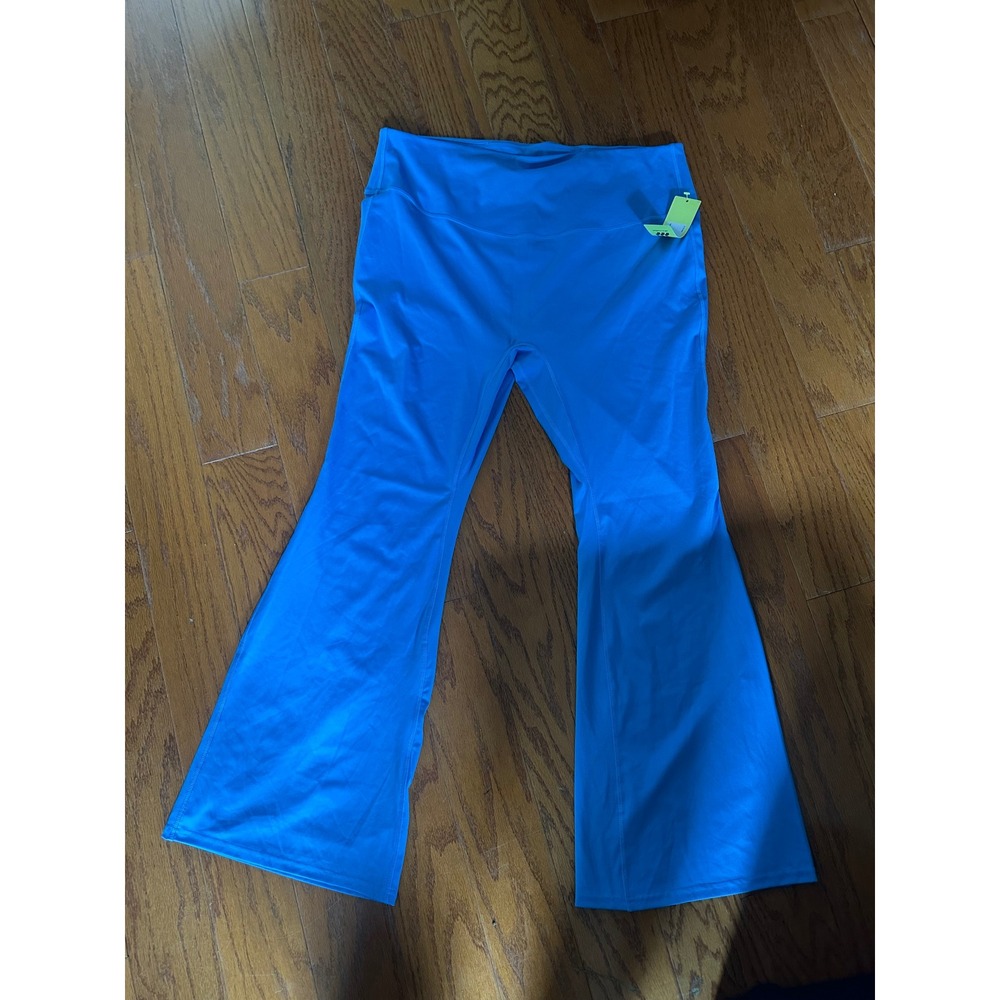 All in Motion Women 2X Vibrant Blue High-Rise Flare Leggings NWT W9YR27